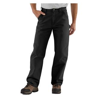 Men's Carhartt Loose Fit Washed Duck Utility Work Pants Black