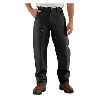 Men's Carhartt Loose Fit Firm Duck Double-Front Utility Work Pants Black