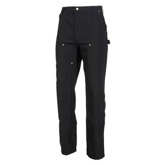 Men's Carhartt Loose Fit Firm Duck Double-Knee Utility Work Pants Black