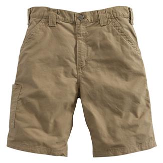 Men's Carhartt Loose Fit Canvas Utility Work Shorts Dark Khaki