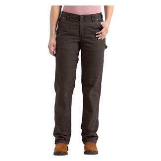 Women's Carhartt Loose Fit Crawford Pants Dark Brown