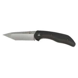 Ka-Bar Jarosz Tanto Folding Knife Black Plain Edge