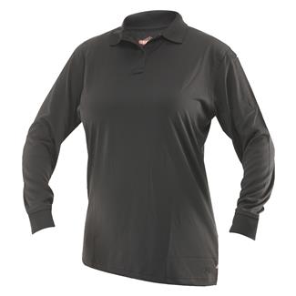 Women's TRU-SPEC 24-7 Series Long Sleeve Performance Polo Black