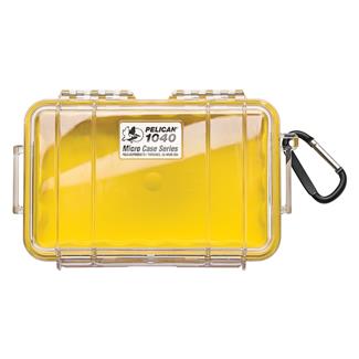 Pelican 1040 Micro Case Yellow w/ Clear Lid