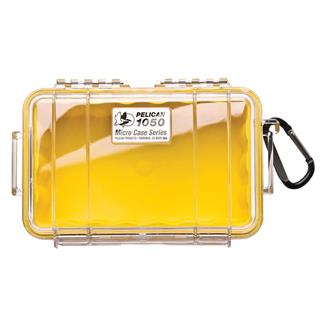 Pelican 1050 Micro Case Yellow w/ Clear Lid