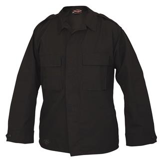 Men's TRU-SPEC Poly / Cotton Ripstop Tactical Shirt Black