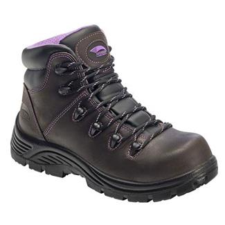 Women's Avenger 7123 Composite Toe Waterproof Boots Brown / Lilac