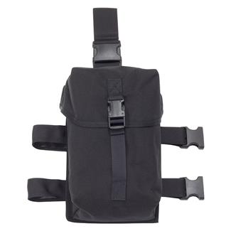 Elite Survival Systems Gas Mask Thigh Rig Black