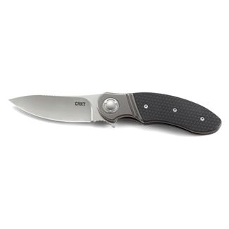 Columbia River Knife & Tool Hootenanny Folding Knife Plain Edge Black