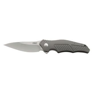 Columbia River Knife & Tool Outrage Folding Knife Plain Edge Gray