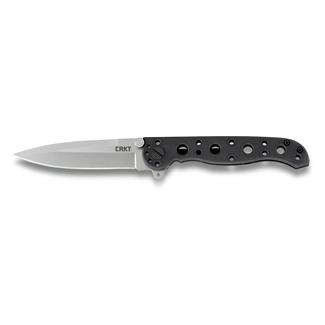 Columbia River Knife & Tool M16 Spear Point Folding Knife Black Plain Edge
