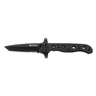 Columbia River Knife & Tool M16 Tanto Special Forces Folding Knife Combo Edge Black