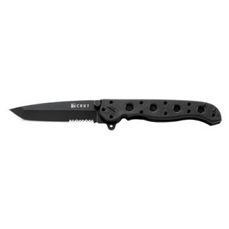 Columbia River Knife & Tool M16 EDC Tanto Folding Knife Combo Edge Black