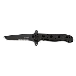 Columbia River Knife & Tool M16 Tanto Special Forces G10 Slim Folding Knife Black Combo Edge