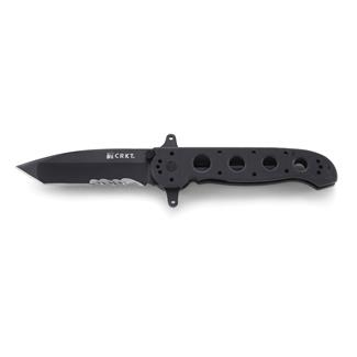 Columbia River Knife & Tool M16 Tanto Special Forces G10 Folding Knife Combo Edge Black