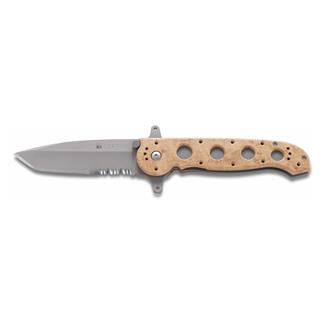 Columbia River Knife & Tool M16-14 Tanto Folding Knife Combo Edge Desert Camo