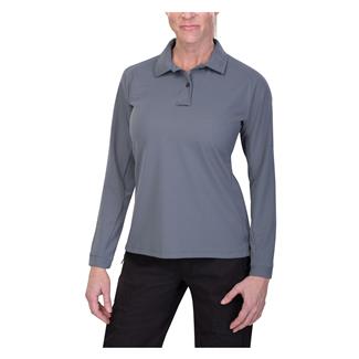 Women's Vertx Coldblack Long Sleeve Polo Gray