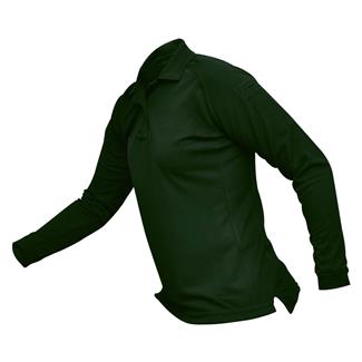 Women's Vertx Coldblack Long Sleeve Polo Spruce Green