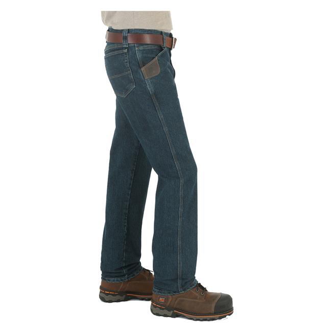 Men's Wrangler Riggs Advanced Comfort Five Pocket Jeans @ WorkBoots.com