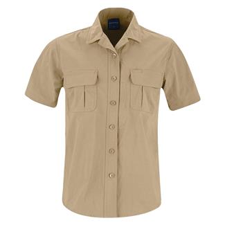 Women's Propper Short Sleeve Summerweight Tactical Shirt Khaki