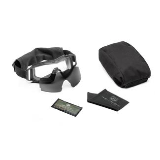 Revision Military Wolfspider Goggle Military Kit Black (frame) - Clear / Smoke (2 lenses)