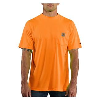 Men's Carhartt Force Hi-Vis Color Enhanced T-Shirt Brite Orange