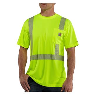 Men's Carhartt Force Hi-Vis Class 2 T-Shirt Brite Lime