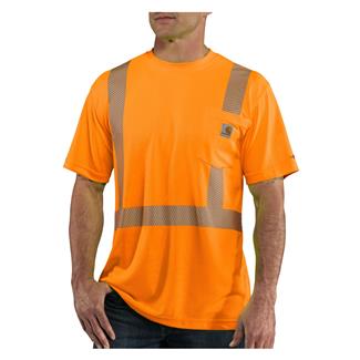 Men's Carhartt Force Hi-Vis Class 2 T-Shirt Brite Orange