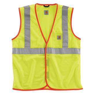 Men's Carhartt Hi-Vis Class 2 Vest Brite Lime