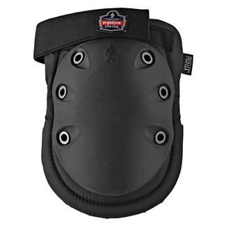 Ergodyne Slip Resistant Rubber Cap Knee Pad Black