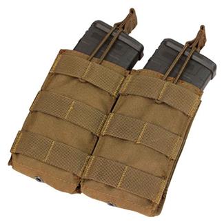 Condor Double M4 / M16 Open Top Mag Pouch Coyote Brown