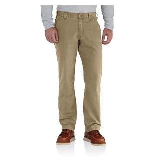 Men's Carhartt Relaxed Fit Rugged Flex Pants Dark Khaki