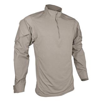 Men's TRU-SPEC Poly / Cotton 1/4 Zip Urban Force Combat Shirt Khaki
