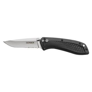 Gerber 420HC US-Assist Knife Black Serrated Edge