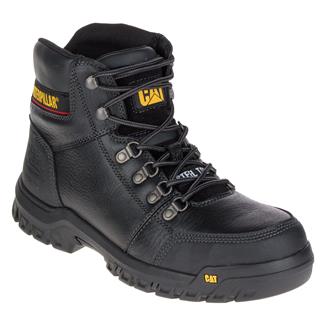 Men's CAT Outline Steel Toe Boots Black