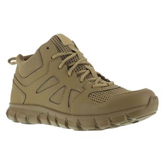 Men's Reebok Sublite Cushion Tactical Mid Boots Coyote