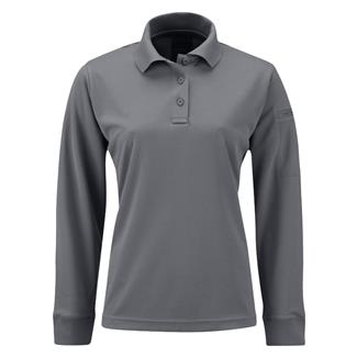 Women's Propper Long Sleeve Uniform Polo Gray