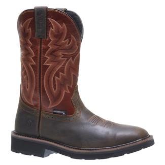 Men's Wolverine Rancher Steel Toe Waterproof Boots Rust / Brown