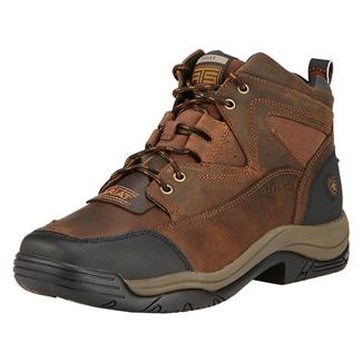 Men's Ariat Terrain Steel Toe Boots Distressed Brown