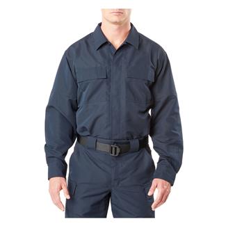 Men's 5.11 Fast-Tac TDU Long Sleeve Shirt Dark Navy
