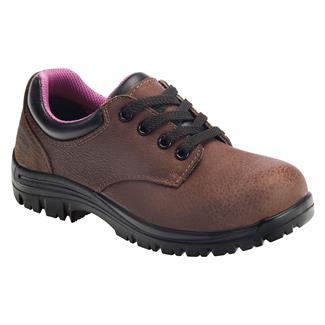 Women's Avenger 7164 Oxford Composite Toe Waterproof Brown