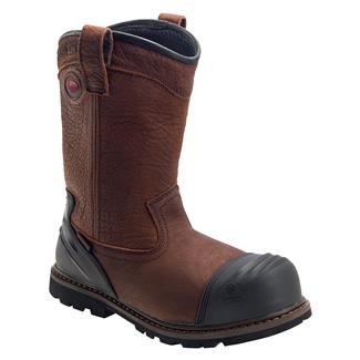 Men's Avenger 7876 Wellington Composite Toe Waterproof Boots Brown