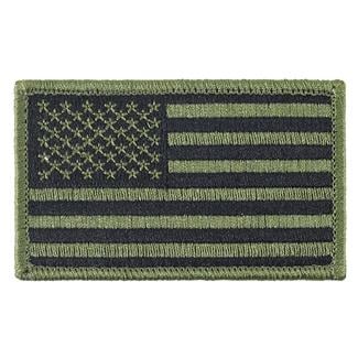 TG American Flag Patch Subdued Olive Drab