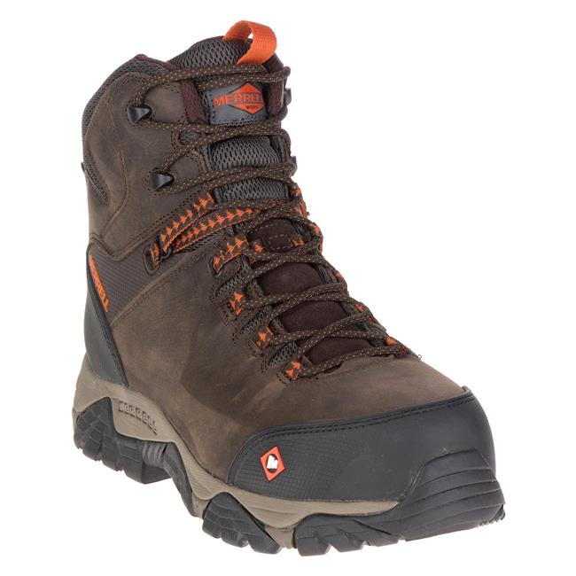 Men's Merrell Work Phaserbound Mid Composite Toe Waterproof Boots | Work Boots Superstore