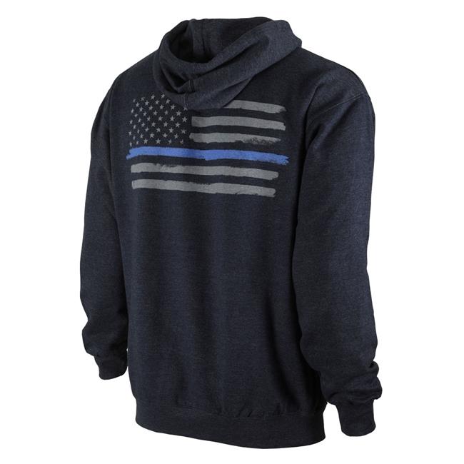thin blue line hoodie under armour