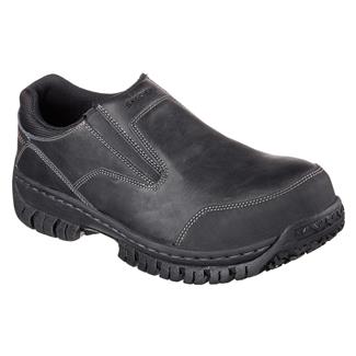 Men's Skechers Work Hartan Steel Toe Black