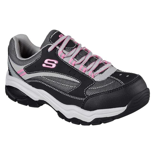 skechers work shoes steel toe