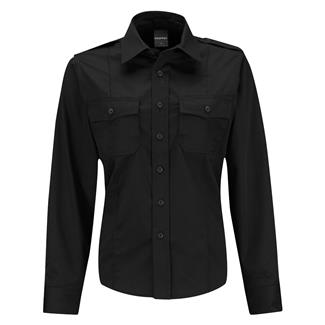 Women's Propper Long Sleeve Class B Twill Shirt Black