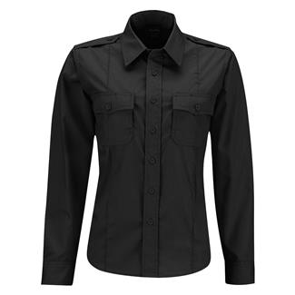 Women's Propper Long Sleeve Class B Ripstop Shirt Black