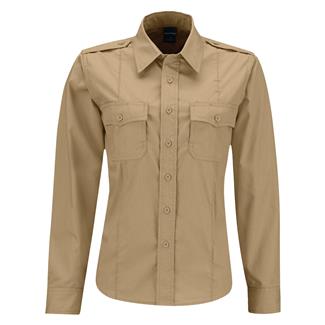Women's Propper Long Sleeve Class B Ripstop Shirt Khaki